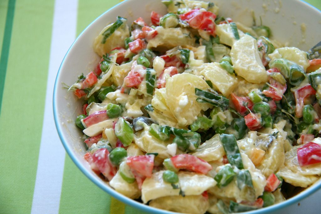 Potato salad - a typical american dish at BBQ's