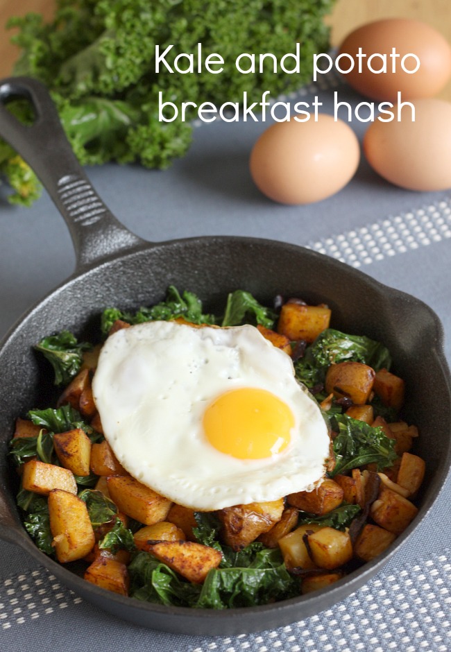 Eating for exam success | Kale & potato breakfast hash