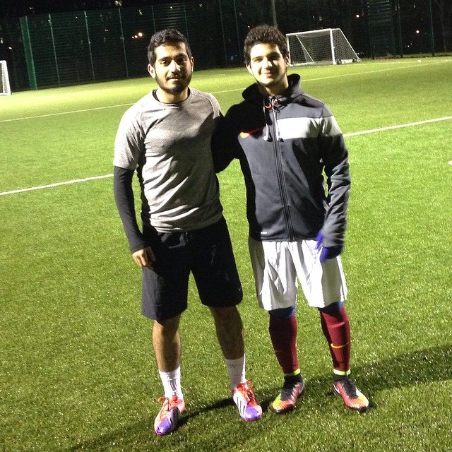 Studying abroad: Ali playing football