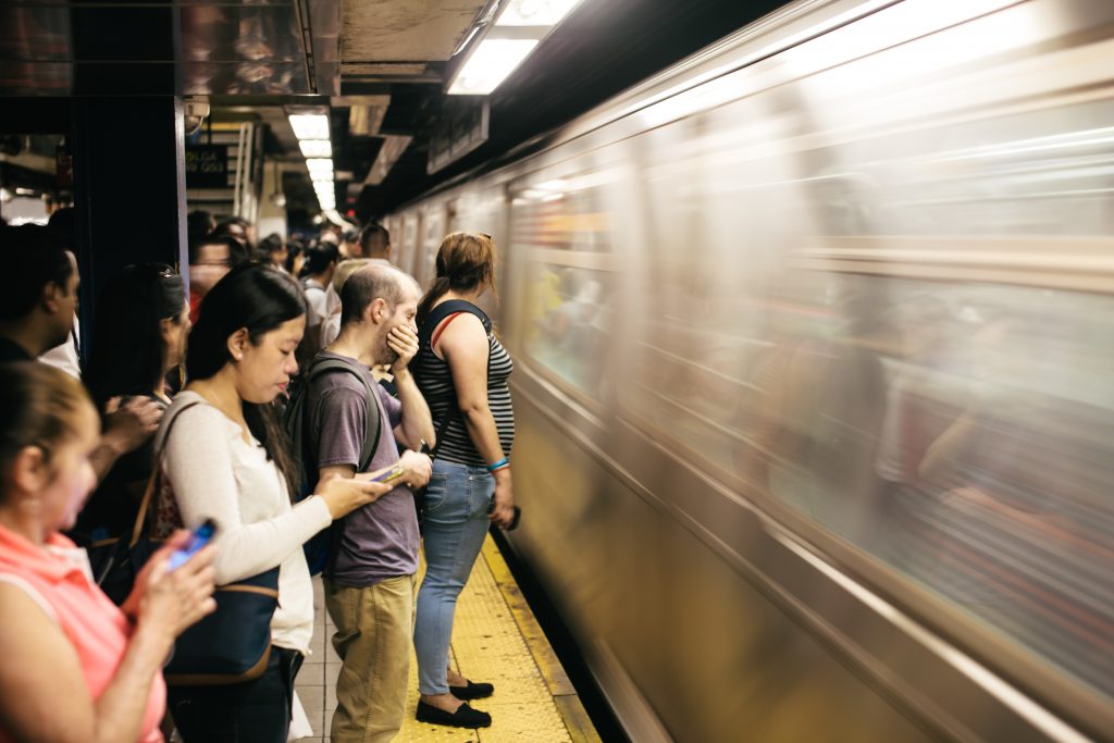 stay safe when in busy areas such as train stations