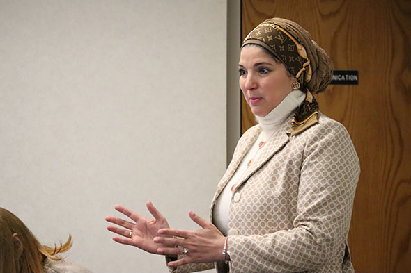 Dr. Wahba teaching